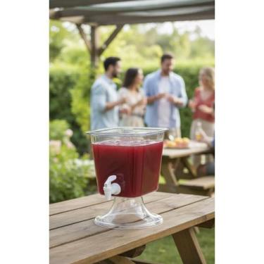 Imagem de Suqueira 4,5L Plástico com Torneira Cristal para Eventos - Congratulat