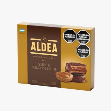 Imagem de Alfajor Argentino La Aldea Super doce de leite caixa com 6 unidades
