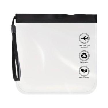 Imagem de Bolsa De Viagem Transparente À Prova De Vazamentos, Bolsa Cosmética Po
