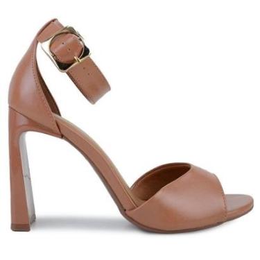 Imagem de Sandália Feminina Bebecê Blush Marrom - T8620-Feminino