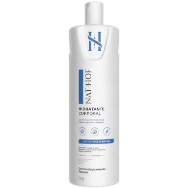 Imagem de Creme Hidratante Corporal Dermoconstrutor NAT HOF 1kg  Hidratação Inte