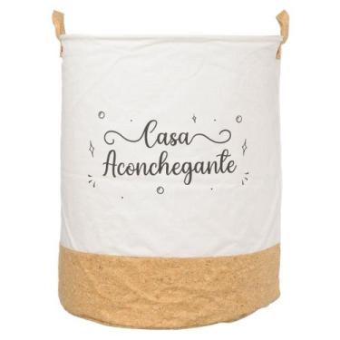 Imagem de Cesto De Roupa Suja Cortiça Brinquedo Dobrável Lavanderia Quarto Organ