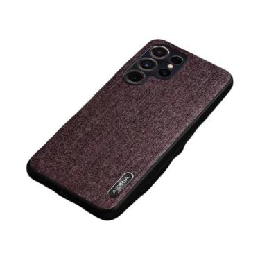 Imagem de Capa De Couro Brilhante Para Samsung Galaxy S24 S23 S22 S21 plus Ultra