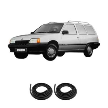 Imagem de Kit Borracha Vedação 2 Portas Dianteira Ipanema 1989 à 1998 - sem marc