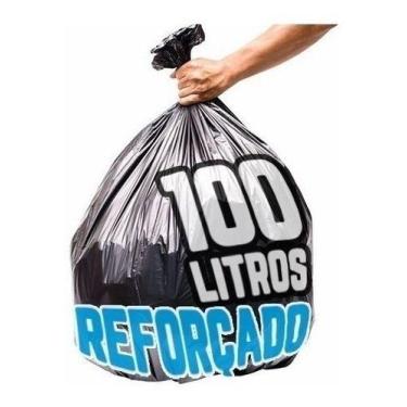 Imagem de Saco De Lixo 100lts Boca Larga Super Reforçado C/5 Kg - Higipack