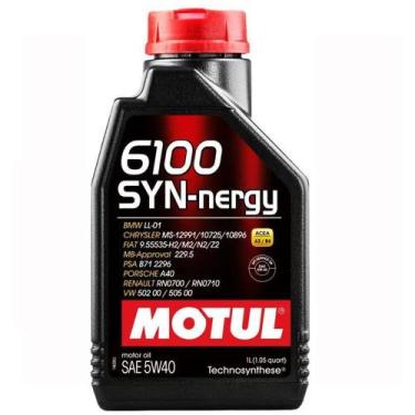 Imagem de Óleo Lubrificante do Motor Motul 6100 Syn-Nergy SAE 5W40 100% Sintétic