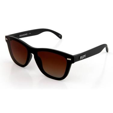 Imagem de Óculos de Sol HUPI Seasons Preto - Lente Bronze Espelhado-Unissex