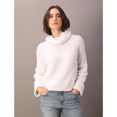 Imagem de Tricot Calvin Klein  Gola Alta Efeito Mesclado-Feminino