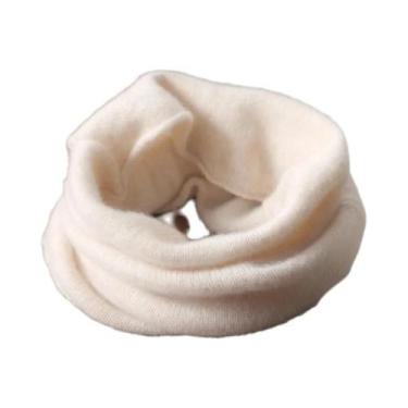 Imagem de Cachecol Feminino De Lã Macia E Quente, Gola Falsa De Cashmere, Aquece