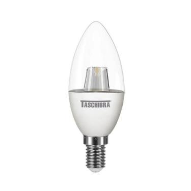 Imagem de Lâmpada Led Taschibra TVL 25 Vela Clara 3W E14 Bivolt 6500 K - Branco 