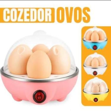 Imagem de Cozedor de ovos elétrico portátil cozinha à vapor cor aleatória