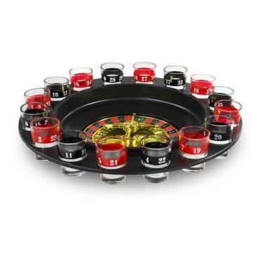 Imagem de Drinking Roulette Jogo De Roleta Drink Shot 16 Copos Dose - Gici Sport