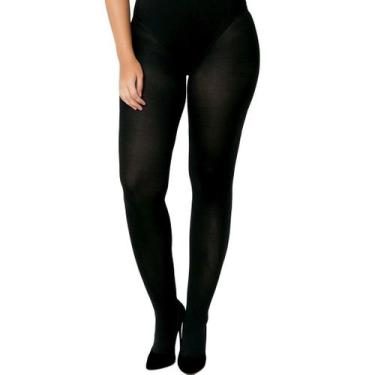 Imagem de Meia Calça Plus Size Fio 80 Toque Suave Opaca Trifil, Preto, 3XG (ES)