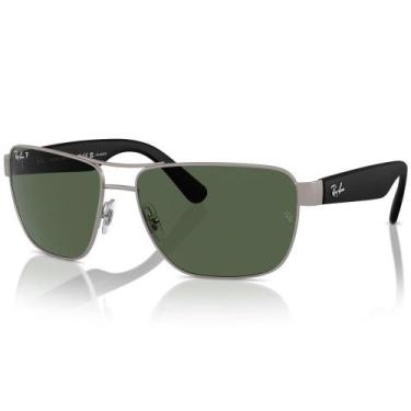 Imagem de Óculos De Sol Ray Ban Brushed Gunmetal Polarizado RB3745L 041/9A-63