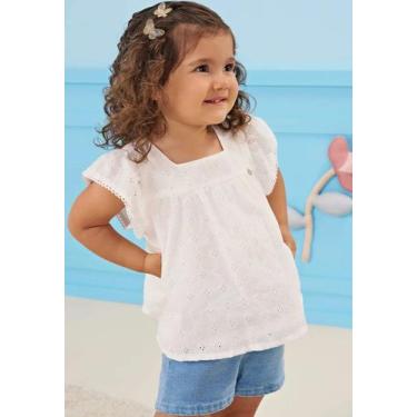 Imagem de Conjunto Infantil Infanti Bata, Branco, 3