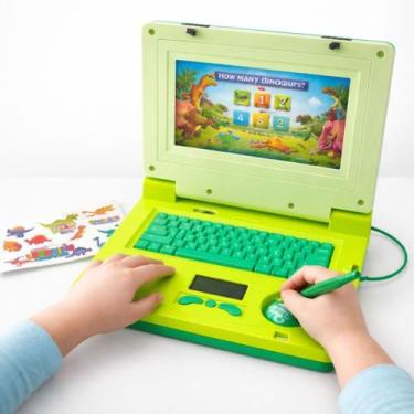 Imagem de Notebook Infantil Dinossauro Laptop Educativo Musical Som e Luz Com Fi