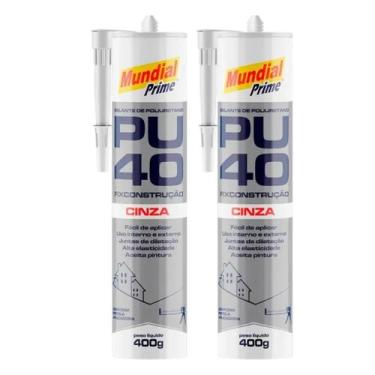 Imagem de Selante PU40 Poliuretano Aeroflex 400g Cinza para Vedação Colagem e Re