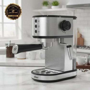Imagem de Cafeteira Espresso Oster Ocaf950 127v, Preto e Prata, 110V