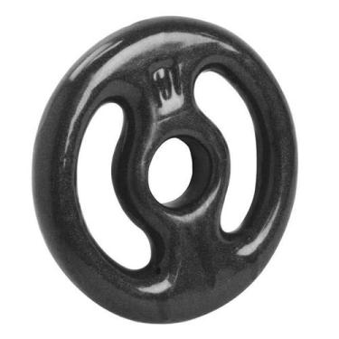 Imagem de Anilha Emborrachada Preto 20kg - Fusari