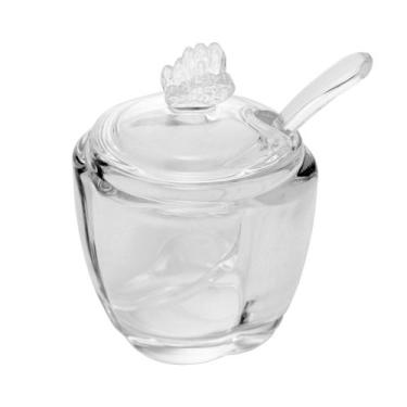 Imagem de Açucareiro De Cristal Com Colher Butterfly 130ml - Wolff