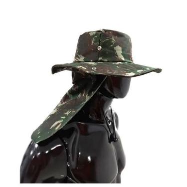 Imagem de Chapéu Pescador Australiano Selva Camuflado Com Proteção Unissex - Rei