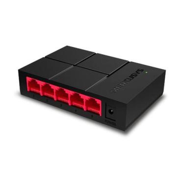 Imagem de Switch Mercusys 5 Portas MS105G 10/100/1000Mbps Compacto