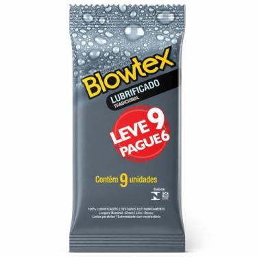 Imagem de Preservativo Blowtex Lubrificado Tradicional 9 Unidades Leve 9 Pague 6