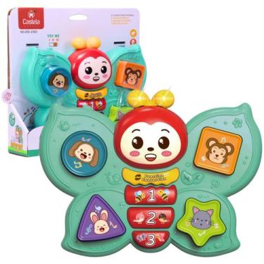 Imagem de Brinquedo Educativo Musical Borboleta Divertida - Castela - Castela Br