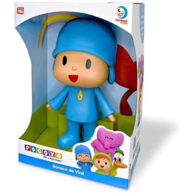 Imagem de Boneco Pocoyo de Vinil 27 cm Turma do Pocoyo Cardoso
