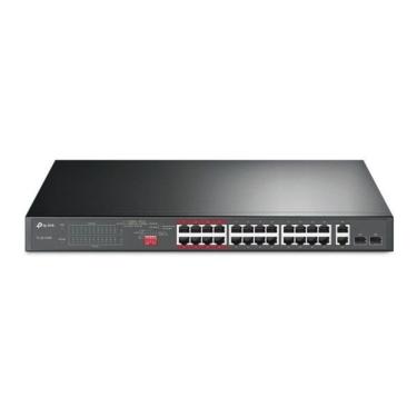 Imagem de Switch TL-SL1226P 24 Portas Poe+ 10-100Mbps 2 Gigabit 2 SFP Combo 250W TP-Link