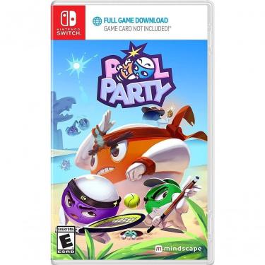 Imagem de Jogo Pool Party para Nintendo Switch com Modo Multijogador Até 4 Jogadores e Bots Branco