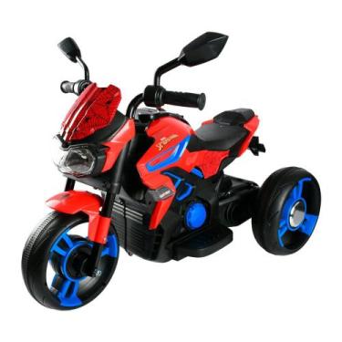 Imagem de Moto Elétrica Homem Aranha Disney Vermelha
