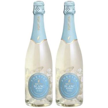 Imagem de Kit 2 Espumante Natural Salton Poetica Blanc Demi Seco 750 ml