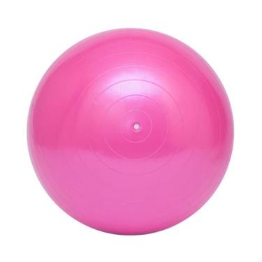 Imagem de Bola Suíça 75cm Rosa Para Pilates Yoga Ginástica E Alongamento - Dassh