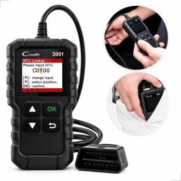 Imagem de Scanner Automotivo Cr3001 Obd2 Leitor Código Portugues Original - BLUT