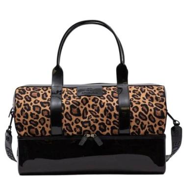 Imagem de Bolsa de Viagem Petite Jolie Weekend PJ10215 Estampa Onça