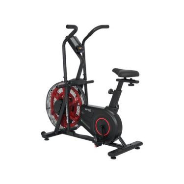 Imagem de Air Bike Dream Fitness AX1i Black Edition, Preto e Vermelho
