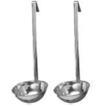 Imagem de Concha American Metalcraft 355 ml 32 cm de cabo - Pacote com 2 unidade