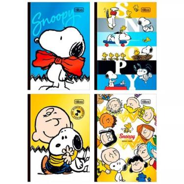 Imagem de Caderno Colegial Snoopy 80fls Tilibra Capa Dura