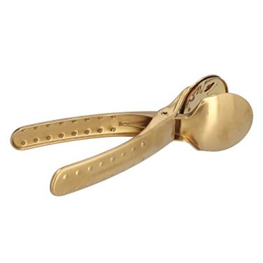 Imagem de Pinça de castanha para quebra-nozes, design ergonômico, economia de trabalho, alicate abridor de porcas multifuncional, seguro para nozes para cozinha(ouro)
