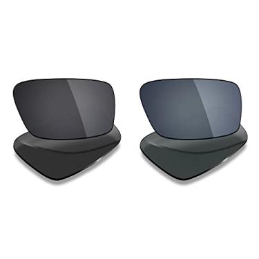 Imagem de 2 pares de lentes polarizadas de substituição da Mryok para óculos de sol Oakley Twitch – Opções