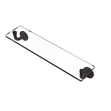 Imagem de Allied Brass RM-1-22 Prateleira de vidro da coleção Remi de 55,88 cm com bordas chanfradas, 56 cm, bronze polido a óleo