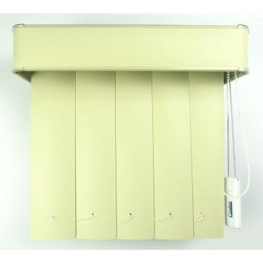 Imagem de Persiana Vertical Em Pvc Com Bando Crisdan Largura 1,50 X 1,50 Altura Camurça