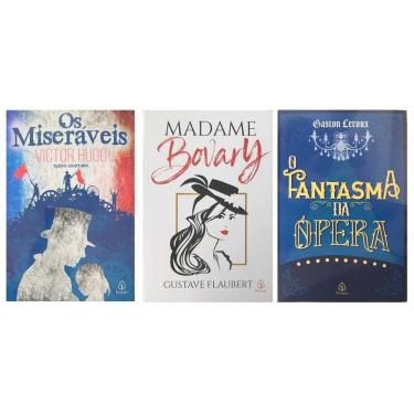 Imagem de Combo 3 Livros Literatura Francesa V. Hugo Leroux Flaubert