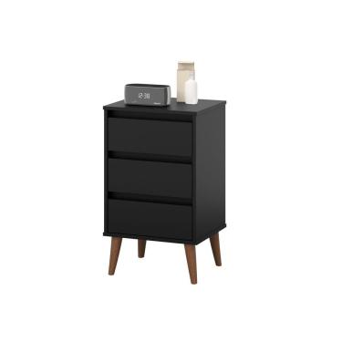 Imagem de Mesa de Cabeceira Preto Wood