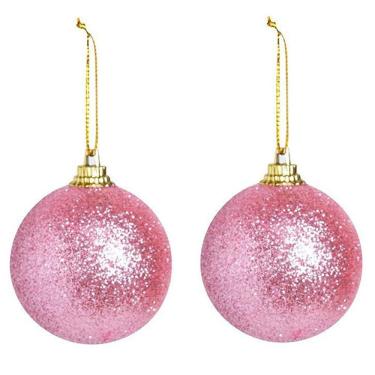 Imagem de Bola Glitter Roe 4Cm Cromus C/12 Rf 1921458