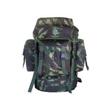 Imagem de Mochila Pqd Paraquedista Eb Militar Camping Brasão Exercito Brasileiro