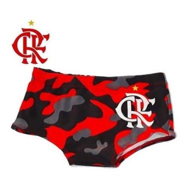 Imagem de Sunga Infantil Menino Time Flamengo Praia Verão Piscina Uv30
