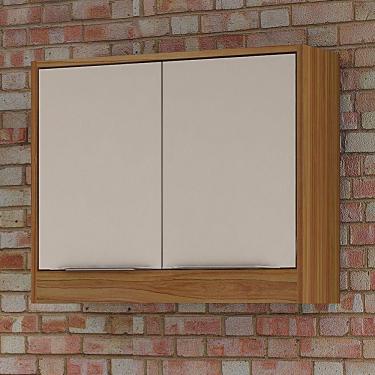 Imagem de Armário Aéreo 2 Portas ágata Soft Chf Carvalho/off White