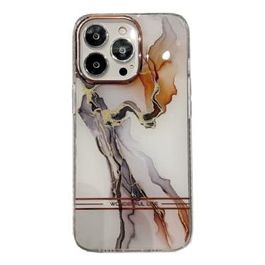 Imagem de Capa de telefone de luxo vermelho mármore folha de ouro para iPhone 11 12 13 Mini Pro XS Max XR 7 8 Plus SE 2020 Capa traseira de silicone rígido, F, para i7Plus i8Plus